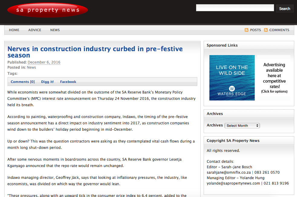 Nerves in construction industry curbed in pre-festive season